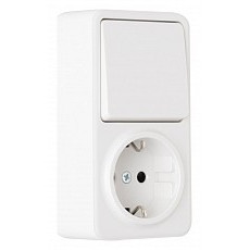 Блок с выключателями одноклавишными arte milano am-310 310.52-1.white